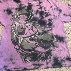 Marvel Purple Black Short Sleeve Tee